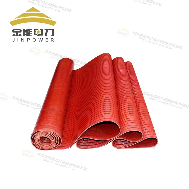 3-12mm均勻條紋絕緣膠墊 變電站10kv防滑絕緣膠墊