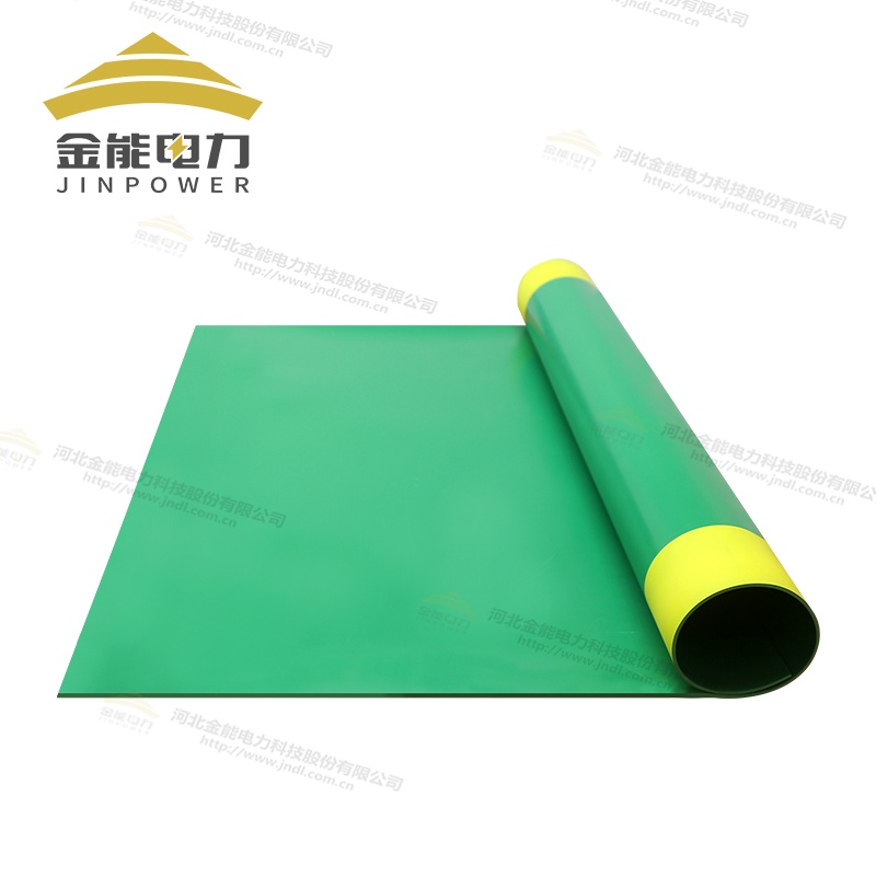 紅黑綠三色平面警示絕緣膠墊 可定制